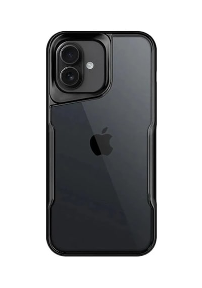 Apple İphone 16 Plus Kılıf Boyi Silikon Kapak - Siyah