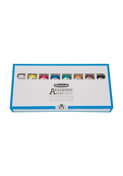 Schminke Akademie Akrilik Renk Karton-set 8 X 60 Ml Tüp