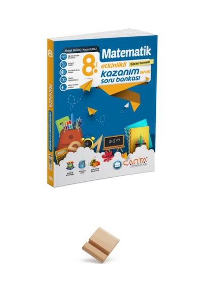 Çanta 8. Sınıf 2027 Lgs Matematik Etkinlikli Soru Bankası + Telefon Standı