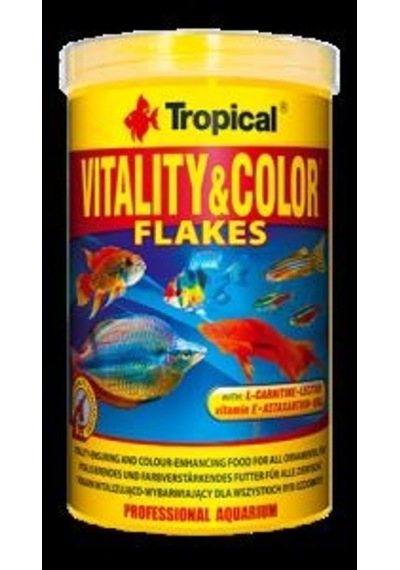 Tropical Vitality Color Flakes 250 Ml 50 G Pul Yem