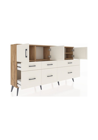 Arges Konsol 4 Raflı 6 Çekmeceli 4 Kapaklı 176x30x99 Çam-aytaşı Aytası - Atlas Çam Arges Konsol 4 Raflı 6 Çekmeceli 4 Kapaklı 176x30x99 Çam-aytaşı Aytası - Atlas Çam