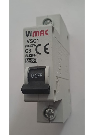 Vimac 3 Amper 3000ka C3 Otomat Sigorta