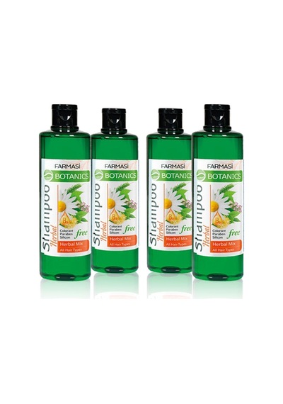 Botanics Herbal Mıx Şampuan-500 Ml 4 Adet
