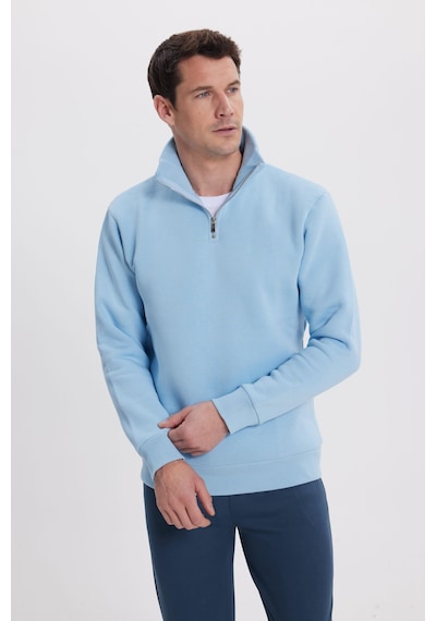 Tudors Unisex 3'lü Paket Siyah-lacivert-mavi Relax Fit Pamuklu Yarım Fermuarlı Dik Yaka Sweatshirt-42627 Çok Renkli Tudors Unisex 3'lü Paket Siyah-lacivert-mavi Relax Fit Pamuklu Yarım Fermuarlı Dik Yaka Sweatshirt-42627 Çok Renkli