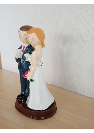 Gelin Damat Doğum Günü Pasta Süsü