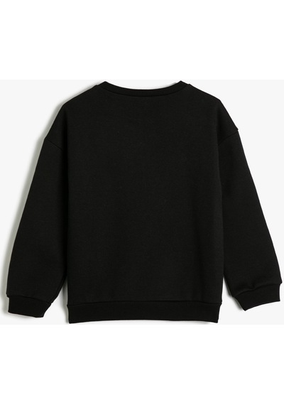 Koton Sweatshirt Bisiklet Yaka Uzun Kollu Boncuk Detaylı Şardonlu Siyah 4wkg10719ak 4WKG10719AK999 Siyah Koton Sweatshirt Bisiklet Yaka Uzun Kollu Boncuk Detaylı Şardonlu Siyah 4wkg10719ak 4WKG10719AK999 Siyah