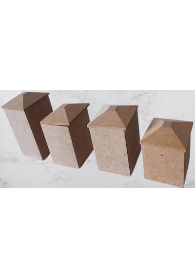 Hobi Adn Dekoratif Ve Kullanım Baharatlık Set Ahşap Mdf Ham Cnc Kesim El Yapım Ahşap