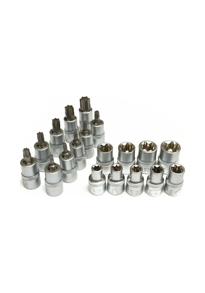 Tıtı 5440 1- 2'' İç  Dış Torx Lokma Anahtar Takımı 19 Parça