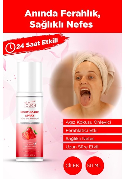Tr Nefes Tazeleyici, Ağız Kokusu Önleyici Sprey 50 Ml Çilek