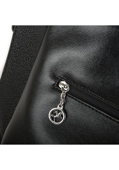 Nas Bag Kadın Büyük Boy Omuz Çantası Siyah Gri Nero 45x34x21 Cm siyah Siyah