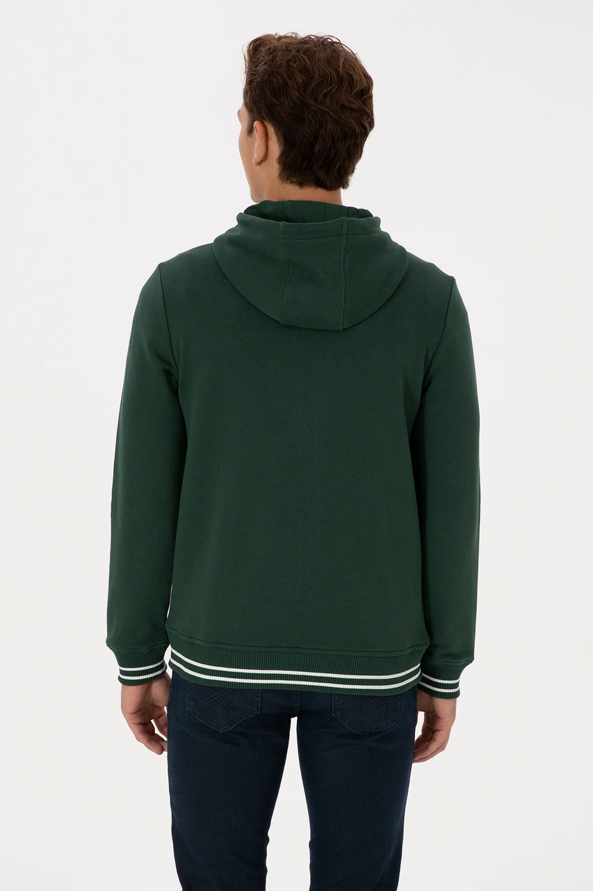 U.s. Polo Assn. Erkek Koyu Yeşil Hırka Örme 50316355-vr079 Koyu Yesıl