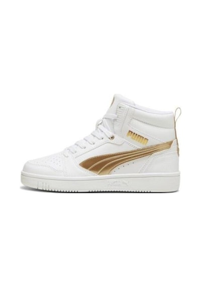 Puma Rebound V6 Metallic Dream 397474 01 Kadın Sneaker Ayakkabı Beyaz Altın 36-40 Beyaz - Altın