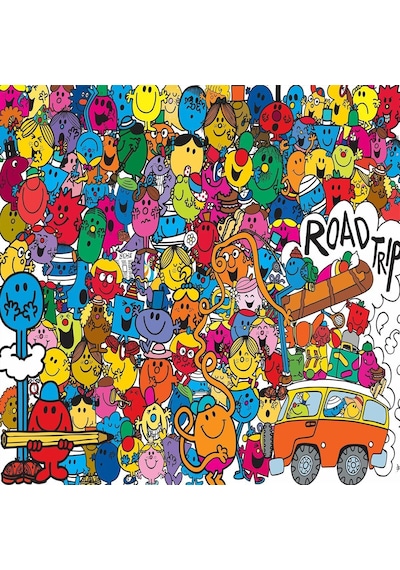 14452 Puzzle 1000 Mr Men Lisanslı 1000 Parça Yetişkin Puzzle