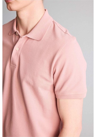 Defacto %100 Pamuk Polo Tişört E9504ax26spbr138 Bordo-br138