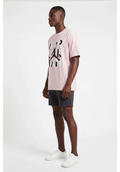 Usa Basketball Jordan Pembe Erkek Oversize T-shirt 141955