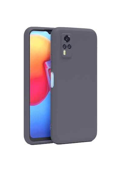 Y53s Kılıf Nano İçi Kadife Silikon - Gri Bz8683140313319