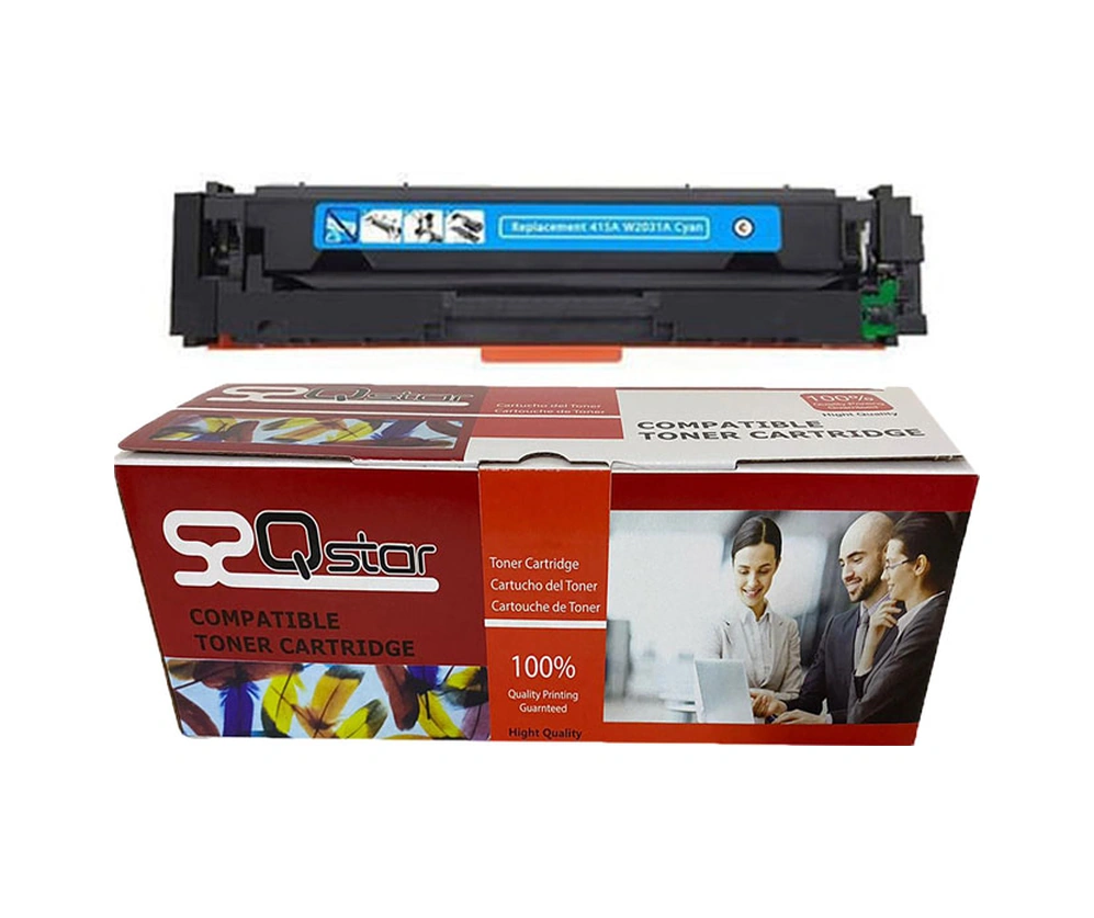Hp W2031x Cf415x Uyumlu Toner Mavi Yüksek Kapasite Çiple Toner 6000 Sayfa