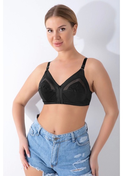 Bozkaya Collection Victoria Journal Victoria Journals Siyah Toparlayıcı Sütyen - 502 Renkli