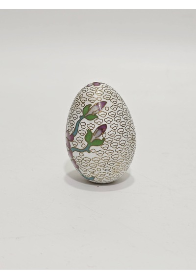 Cloisonne Mineli Dekoratif Yumurta 6,5cm Çok Renkli