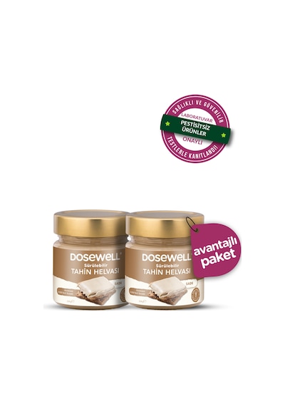 Dosewell Sürülebilir Tahin Helvası Sade 2 x 250 G