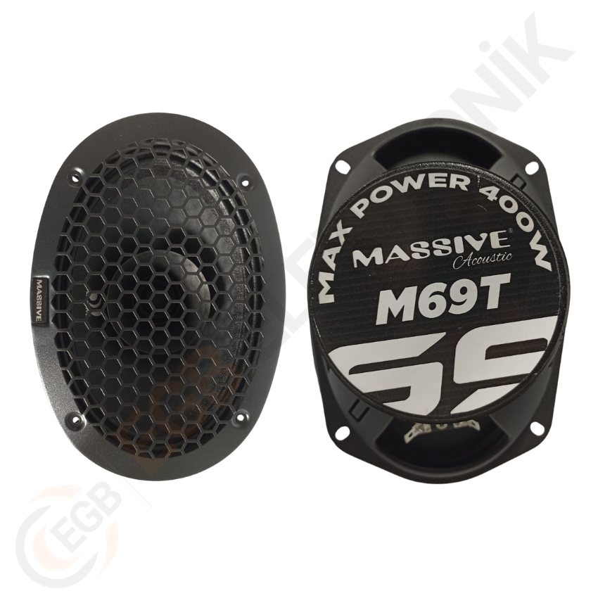 Massive Ms-m69t Oto Midrange Oval 6x9 İnç 400 Watt 2 Adet