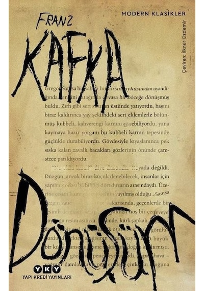 Dönüşüm-Modern Klasikler - Franz Kafka - Yapı Kredi Yayınları