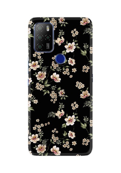 Omix X500 Kılıf Boutique Baskılı Resimli Siyah Fon Çiçek Pcode -045