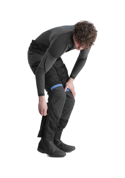 Dainese Daınese Super Adventure Absoluteshell Pants Black Blcak Blue