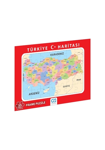 Türkiye Haritası Frame Puzzle-35