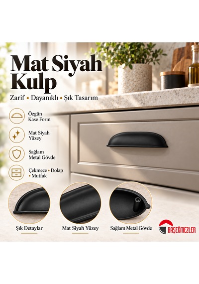 Haskan Tas Kulp Siyah 96 Mm