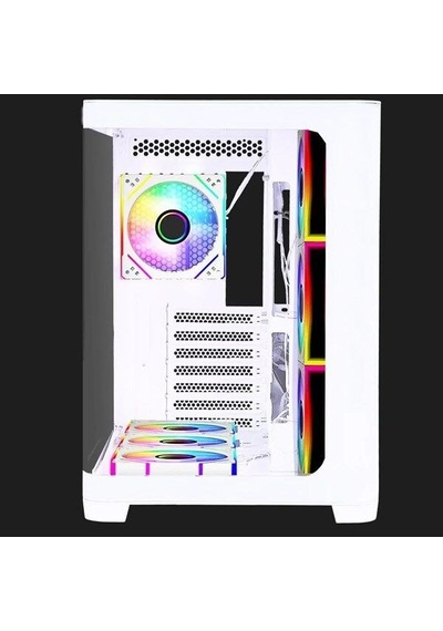 Gamebooster Gb-g2852w Gaming Mid-tower Pc Kasası Beyaz 7-fanlı