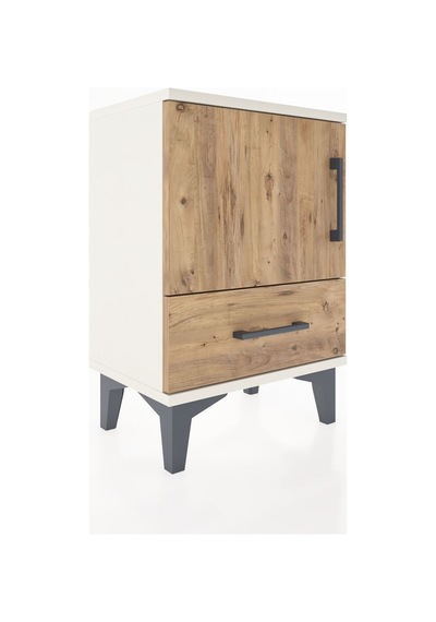 Arges Komodin 2 Raflı Tek Kapaklı 44x30x64 Aytaşı-çam Aytaşı