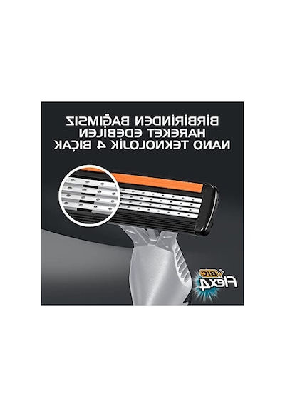 Bıc Flex 4 Erkek Tıraş Bıçağı 3'lü Blister 4 Bıçak , Birbirinden Bağımsız Hareket Edebilen 4 Bıçak, Oynar Başlık, Aloe Vera İle Zenginleştirilmiş Kayganlaştırıcı Jel Şerit