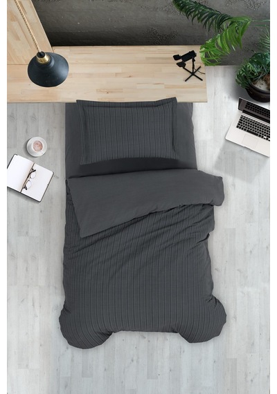 Mondo Single-%100 Pamuk Modern Ve Ozel Tasarim Tek Kisilik Nevres