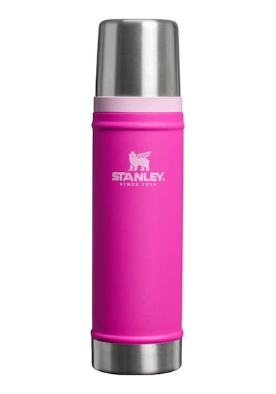 Stanley Klasik Vakumlu Çelik Termos 0,60 Lt Violet Blossom
