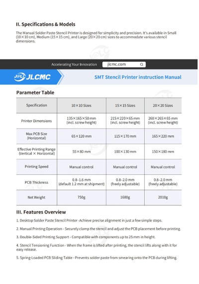 Smt Stencil Printing Lehimleme Aparatı - Suitable For 150x150mm Stencils