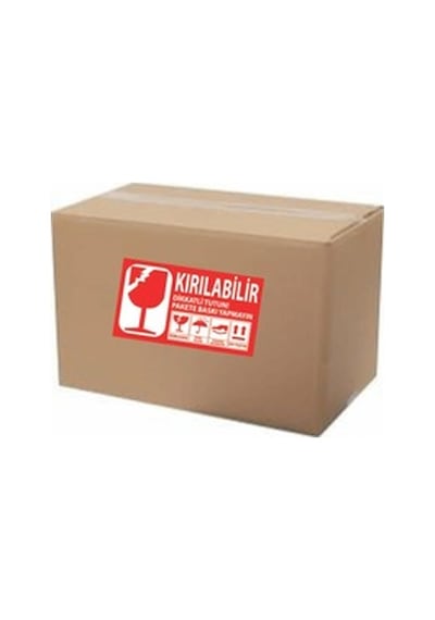 100X150 Dıkkat Kırılır Kolı Ustu Etıketı 500'lu