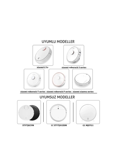 Xiaomi İle Uyumlu Robo-rock E2 E20/e25 Series Vacuum Cleaner Robot Süpürge Aksesuar Seti