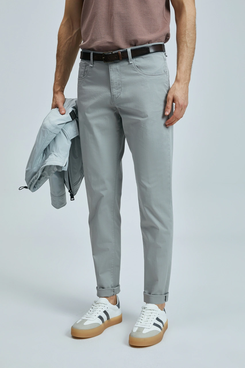Lufian Helt Spor 5 Cep Erkek Pantolon Slim Fit Grey Grey 111190347100151 Grey