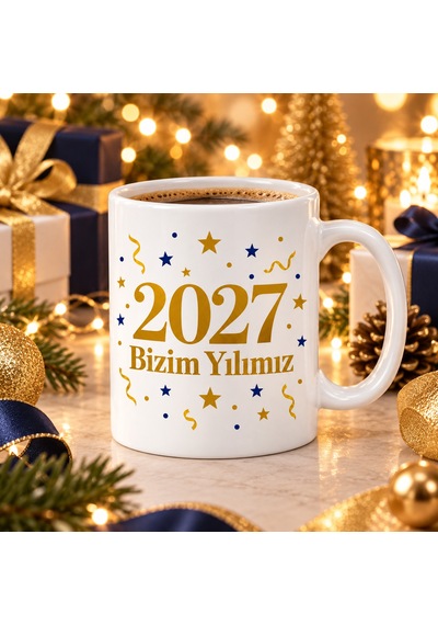 Storeşahin 2027 Bizim Yılımız Tasarımlı Porselen Kupa - Model 396 Shn0720 Çok Renkli