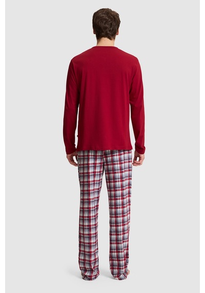 U.S. Polo Assn. Erkek Bordo Pijama Takımı 50333266-vr014