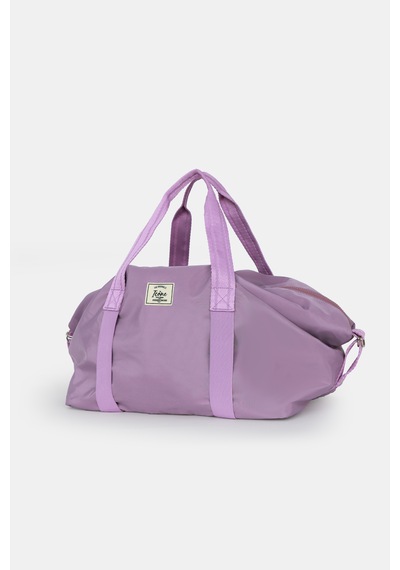 İcone Bag Icone Mat İçin Fermuar Kapamalı Yoga, Pilates, Fitness ,gym Spor Çantası Lila
