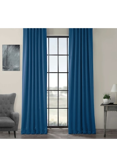Evdepo Home Blackout Karartma Fon Perde Indigo Mavi
