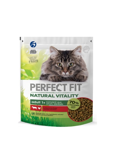 Perfect Fit Natural Vitality Yetişkin Sığırlı 1 Kg - 5 Adet Tarı