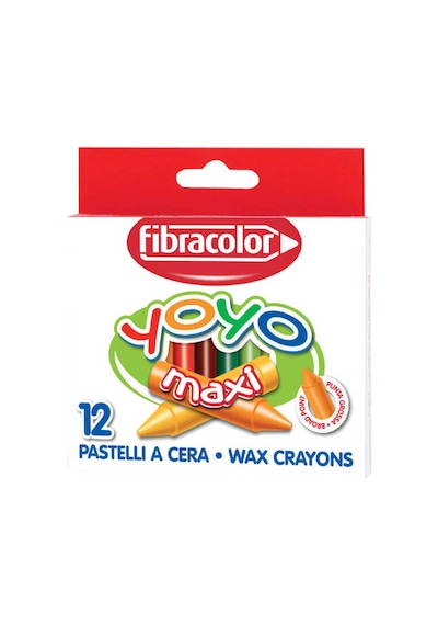 Yoyo Maxi Boy Mumlu Pastel Kalem 12 Renk No Color