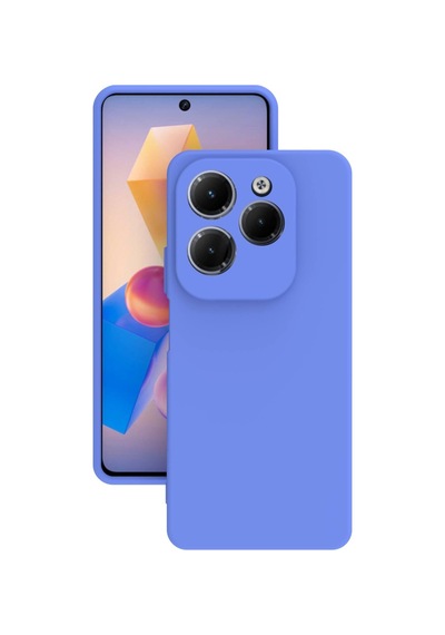 İnfinix Hot 40 Pro Kılıf Kamera Korumalı Silikon Rubber Arka Kapak Lila
