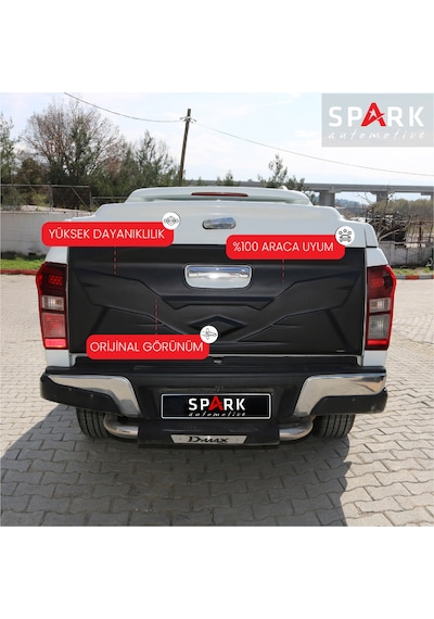 Isuzu D-max 2017-2019 Yıl Aralığı Uyumlu Bagaj Kapağı Dodik Siyah