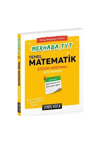 Merhaba TYT Temel Matematik Çözüm Asistanlı Soru Bankası / Kol...