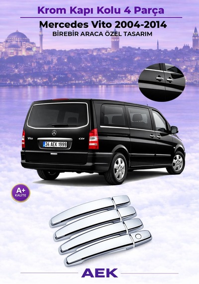 Mercedes Vito Kapı Kolu 2004-2014 Paslanmaz Çelik