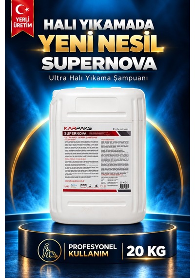 Supernova Halı Yıkama Şampuanı 20kg Tekli